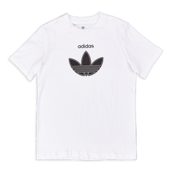 Grade School T-Shirts - adidas Spirit Shortsleeve - White-White