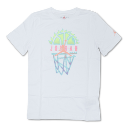 Grade School T-Shirts - Jordan Jumpman - White-White