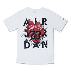 Grade School T-Shirts - Jordan Aj5 - White-Red