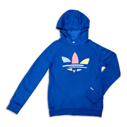 Grade School Hoodies - adidas Adicolor Bold Over The Head - Bold Blue-Bold Blue