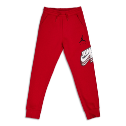 Grade School Pants - Jordan Boys  Jumpman X Nike Cuffed - Gym Red-Gym Red