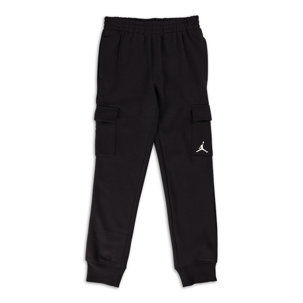 Jordan Essentials  Cargo - Grade School Pants - Black - Cotton Fleece - Size 13 - 15 Years - Foot Locker