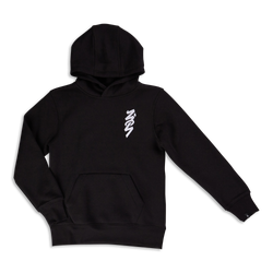 Grade School Hoodies - Jordan Boys  Zion Over The Head - Black-Black