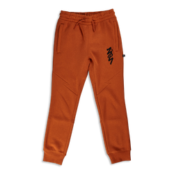 Grade School Pants - Jordan Boys  Zion Cuffed - Dark Russet-Dark Russet