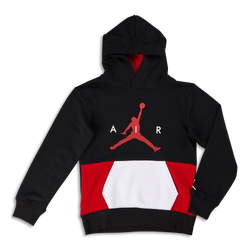 Grade School Hoodies - Jordan Jumpman - Black-Red