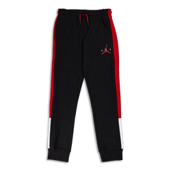 Grade School Pants - Jordan Boys Utility Colorblock Cuffed - Black-Red