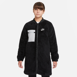 Grade School Jackets - Nike Sportswear - Black-Lt Smoke Grey-Lt Smoke