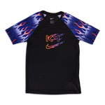 Black-Bright Crimson