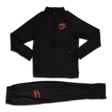 Black-Black-Bright Crimson