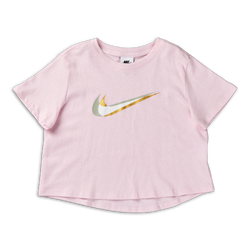 Grade School T-Shirts - Nike Girls Sportswear Dance Shortsleeve - Pink Foam-Pink Foam