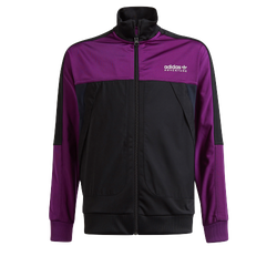 Grade School Track Tops - adidas Adventure - Glory Purple-Black