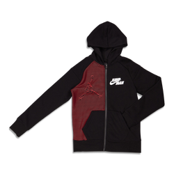 Grade School Hoodies - Jordan Boys  Jumpman  X Nike Full-zip Hoody - Black-Black