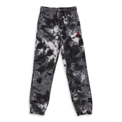 Primaire-College Pantalons - Jordan Boys Essentials Smoke Dye All Over Print Cuffed Pant - Black-Black