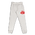 Nike Swoosh Cuffed Pant - Grade School Pants Grey Heather-Sail-University Red