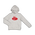 Nike Swoosh Statement Over The Head Hoody - Grade School Hoodies Grey Heather-Team Red-Univers