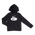 Nike Swoosh Statement Over The Head Hoody - Grade School Hoodies Black-Dk Smoke Grey-Summit Wh