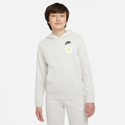 Grade School Hoodies - Nike HBR - Light Bone-Black