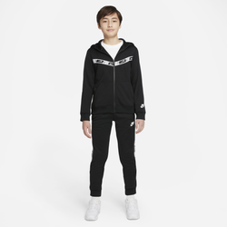 Primaire-College Hoodies - Nike Boys Repeat  Full-zip Hoody - Black-Black-White