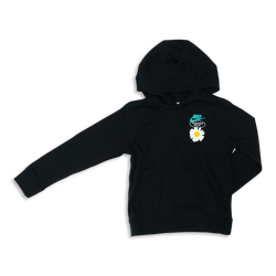 Grade School Hoodies - Nike HBR - Black-Washed Teal