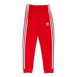 Grade School Pants - adidas Superstar Track Pant - Vivid Red-White