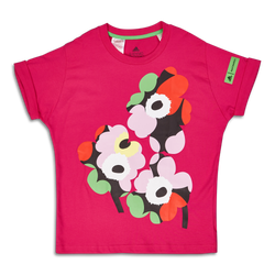 Grade School T-Shirts - adidas Performance Girls  Marimekko Shortsleeve Tee - Real Magenta-Real Magenta