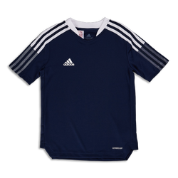 Grade School T-Shirts - adidas Performance Tiro  Shortsleeve Tee - Team Navy Blue-Team Navy Blue