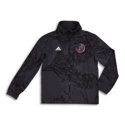 Grade School Track Tops - adidas Performance Pogba Track Top - Carbon-Black-White