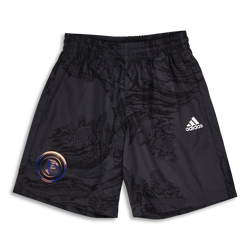 Grade School Shorts - adidas Performance Pogba Soccer  Short - Carbon-Black-White