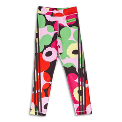 Grade School Leggings - adidas Performance Girls  Marimekko Tight - Frost Pink-Real Magenta-Trail Brown