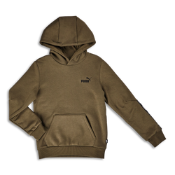 Grade School Hoodies - Puma Boys Tape Over The Head Hoody - Grape Leaf-Grape Leaf