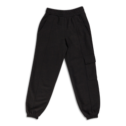 Grade School Pants - Puma Girls Grl Cargo Pant - Black-Black