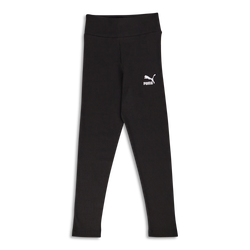 Grade School Leggings - Puma Girls Grl Tight - Black-Black
