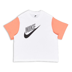 Primaire-College T-Shirts - Nike Girls Sportswear Dance Boxy Tee - White-White