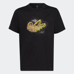 Grade School T-Shirts - adidas Rekive - Black-Black