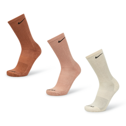 Unisex Socken - Nike Everyday Cushioned Crew 3 Pack - Mineral Clay-Rose Whisper-Pearl White