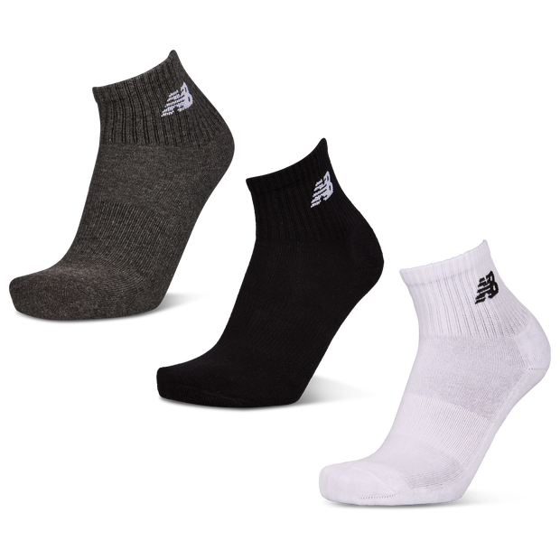 Image of New Balance Quarter 3 Pack unisex Calze - Grigio - Foot Locker035