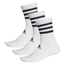 adidas 3 Pack Crew - Unisex Socks White-White-White