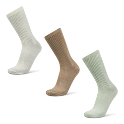 Unisex Socken - Foot Locker Crew 3 Pack - Beige-Brown-Green