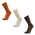 Foot Locker Crew 3 Pack - Unisex Socken Brown-Beige-Brown