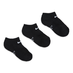 Unisex Socken - Nike Kids No Show 3 Pack - Black-Black-Black