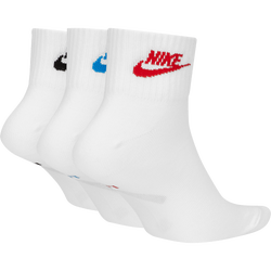 Unisex Socks - Nike Everyday Essential Ankle 3 Pack - White-Multi