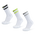 Nike Nike Crew Socks - Unisex Socks White Black-White Lgth Smoke Gry-Wht Cyber