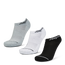 Jordan No Show 3 Pack - Unisex Socken Black-White-Wolf Grey