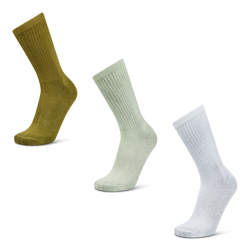 Unisex Socken - sidestep Basic Crew 3 Pack - Celadon-Celadon-White