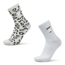 Unisex Socken - adidas Crew 2 Pack - Wonder White-White