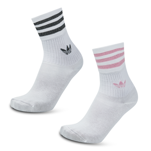 adidas Solid Crew 2 Pack - Image 1 of 2 Enlarged Image