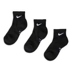 Unisex Socken - Nike Kids Ankle 3 Pack - Black-Black
