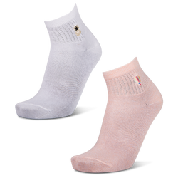 Unisex Calcetines - Foot Locker Crew 2 Pack - White-Pink