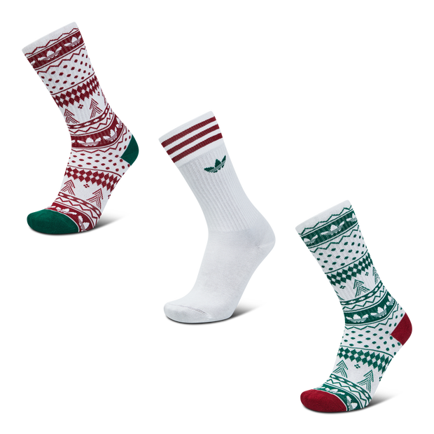 Adidas Solid Crew 3 Pack Unisex - Calze Bianco - Taglia 40-42