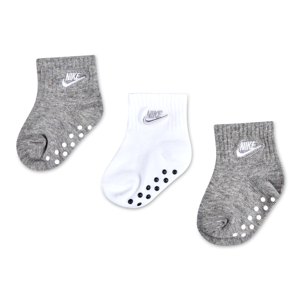 Nike Core Fut - Unisex Sokken - Grey - 55% Katoen, 41% Polyester, 4% Elastaan - Maat 6- 12 Months - Foot Locker
